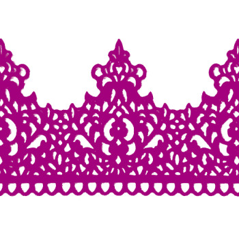 Кружево № 5 Сиреневое Н-60 (3шт)