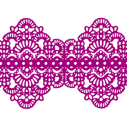 Кружево № 6 Сиреневое Н-60 (3шт)