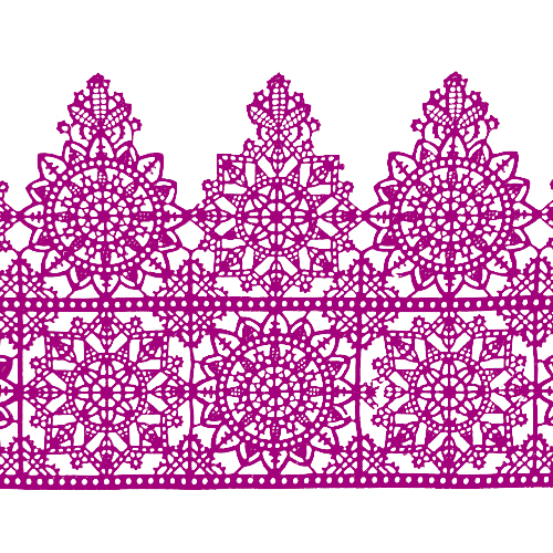 Мереживо №15 Сиреневое Н-60 (3шт)