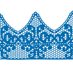 Мереживо № 2 Синє Н-60 (3шт) Мереживо № 2 Синє Н-60 (3шт)