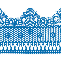 Мереживо № 3 Синє Н-60 (3шт) Мереживо № 3 Синє Н-60 (3шт)