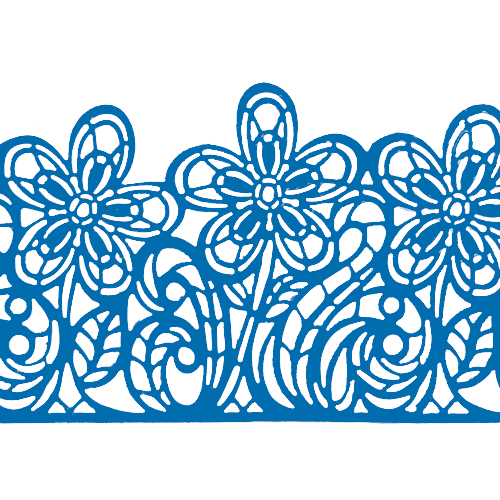 Мереживо № 4 Синє Н-60 (3шт)