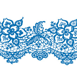 Мереживо №11 Синє Н-60 (3шт) Мереживо №11 Синє Н-60 (3шт)