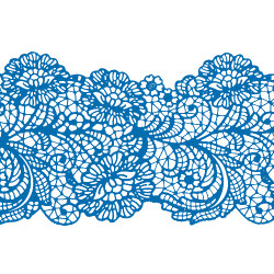 Мереживо №12 Синє Н-60 (3шт) Мереживо №12 Синє Н-60 (3шт)