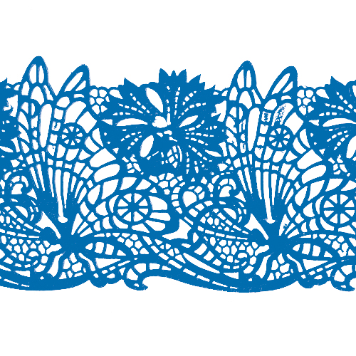 Мереживо №13 Синє Н-60 (3шт)