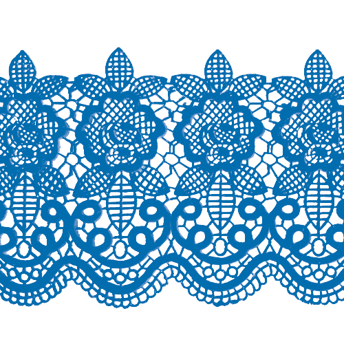 Мереживо №16 Синє Н-60 (3шт) Мереживо №16 Синє Н-60 (3шт)