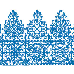 Мереживо №15 Синє Н-60 (3шт) Мереживо №15 Синє Н-60 (3шт)