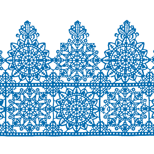 Мереживо №15 Синє Н-60 (3шт)