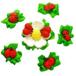 Веселі бедрики (5 бедриків на листочку, 3 квіточки) 36шт/ящ