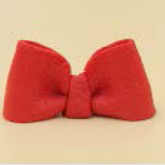 Бант метелик червоний (110х60) /24шт