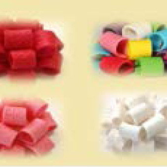 Бант об`ємний різнокольоровий /18шт