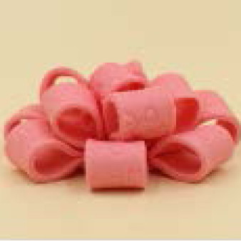 Бант обємний рожевий /18шт
