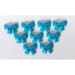 Бантики моно блакитні 30 * 35мм / 50шт Бантики моно блакитні 30 * 35мм / 50шт