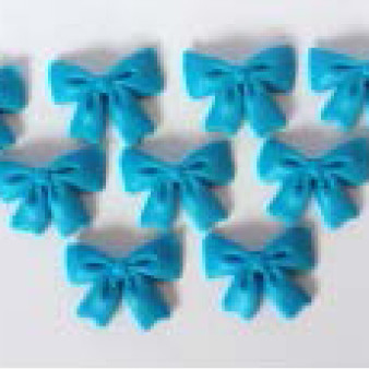 Бантики моно блакитні 30 * 35мм / 50шт