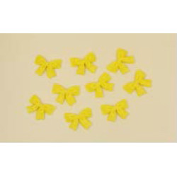 Бантики моно жовті 30 * 35мм / 50шт Бантики моно жовті 30 * 35мм / 50шт