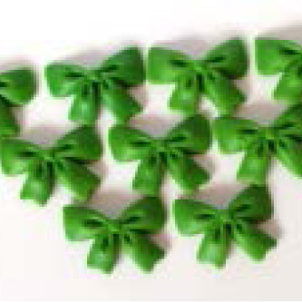 Бантики моно зелені 30*35мм /50шт