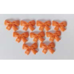 Бантики моно оранжеві 30 * 35мм / 50шт Бантики моно оранжеві 30 * 35мм / 50шт