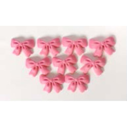 Бантики моно рожеві 30 * 35мм / 50шт Бантики моно рожеві 30 * 35мм / 50шт