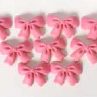 Бантики моно рожеві 30 * 35мм / 50шт