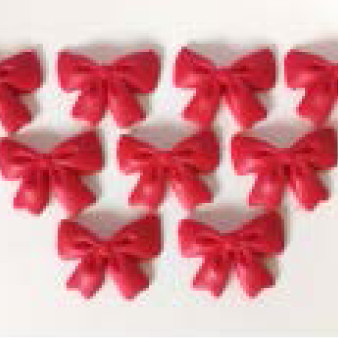 Бантики моно червоні 30 * 35мм / 50шт
