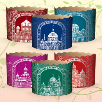 (110х85) Бумажная форма для пасок   