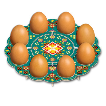 Декоративна підставка для яєць  №8 