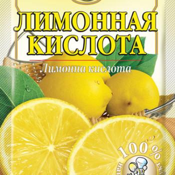 Лимонна кислота  100г/80шт