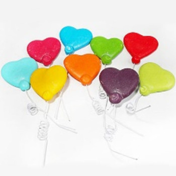 Святкові  сердечка L40*35 мм (9шт)/16шт