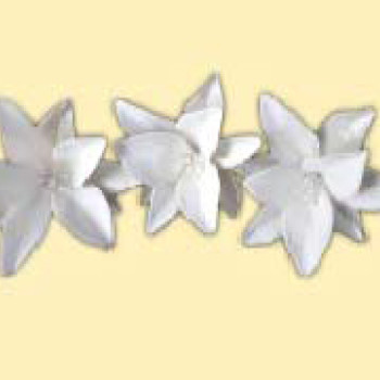 Лілія біла L=80 зі срібним листям (3шт/6уп/ящ) бл