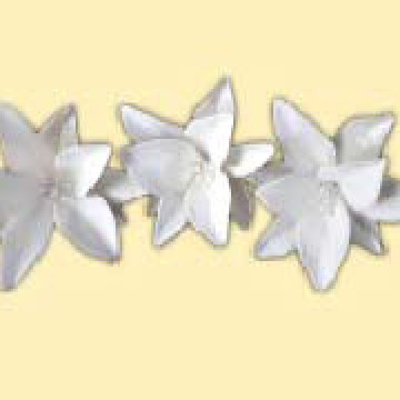 Лілія біла L=80 зі срібним листям (3шт/6уп/ящ) бл