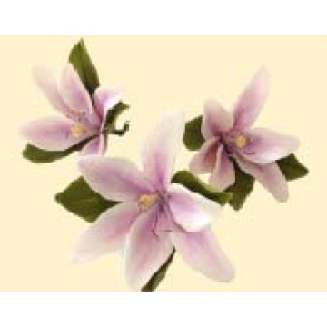 Лілія тонована бузкова L=60мм з листочками (3шт/8уп/ящ) бл