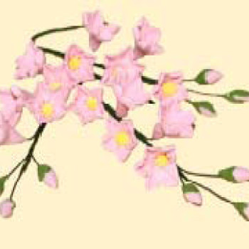 Гілочка дзвіночків рожевих L = 100 (3шт) / 20шт