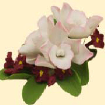 Гілочка орхідеї № 2 тонована бузкова L=150 /8шт