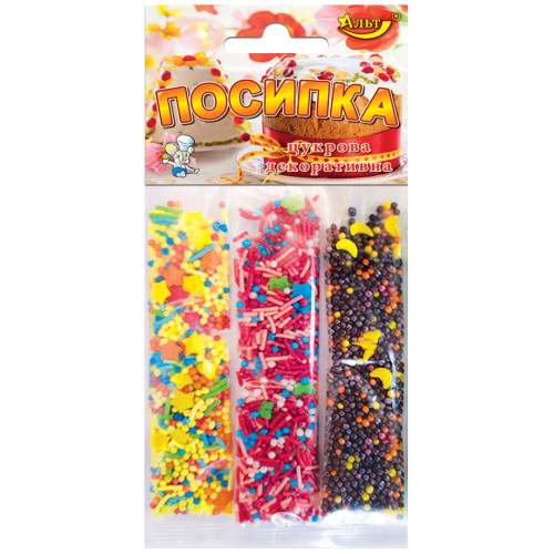 Пасхальна посипання Мікс (Альт) 3 стіки / 15гр Пасхальна посипання Мікс (Альт) 3 стіки / 15гр