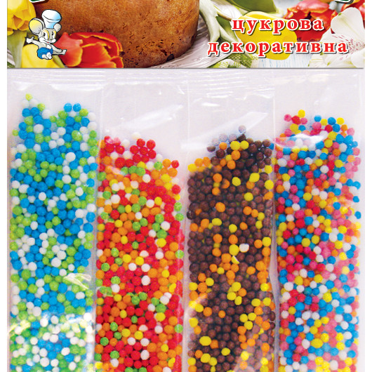Пасхальная посыпка Шарик (Альт) 4 стика/ 20гр