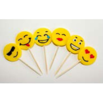Набір Веселі смайлики 16шт/ящ