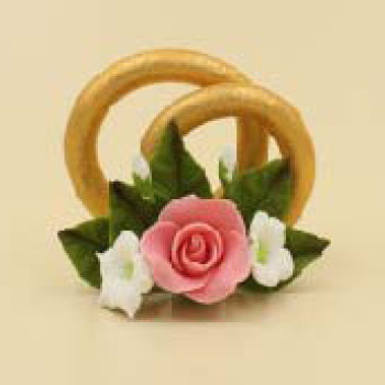 Обручки з трояндою 12шт/ящ   ***