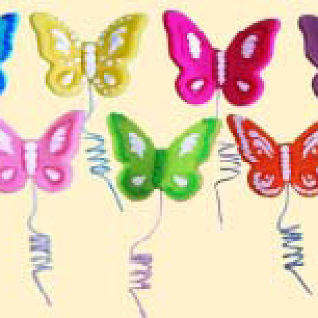 Святкові  метелики (7шт) /16шт