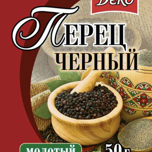 Перець чорний мелений 50г / 50шт 