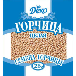 Гірчиця ціла 25г/150шт Гірчиця ціла 25г/150шт
