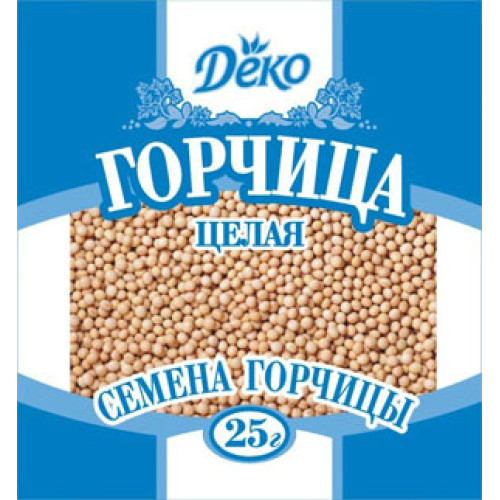 Гірчиця ціла 25г/150шт Гірчиця ціла 25г/150шт