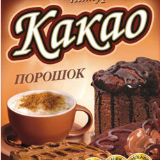 Какао темне (коробка) 80г / 35шт