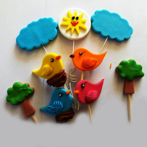 Пташечки / 16шт