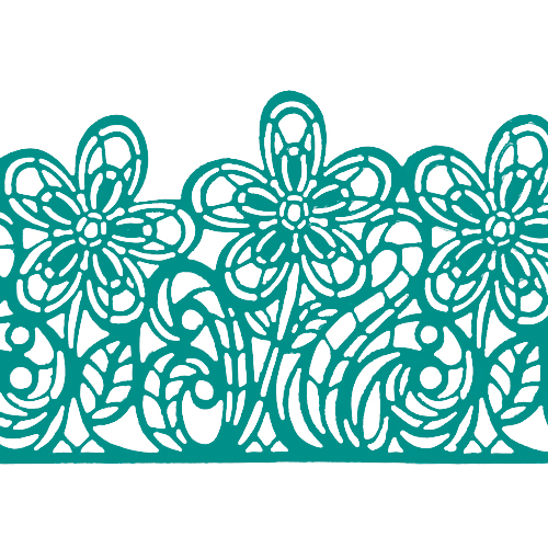 Мереживо № 4 Бирюзовое Н-60 (3шт)