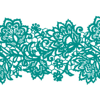 Кружево № 7 Бирюзовое Н-60 (3шт)