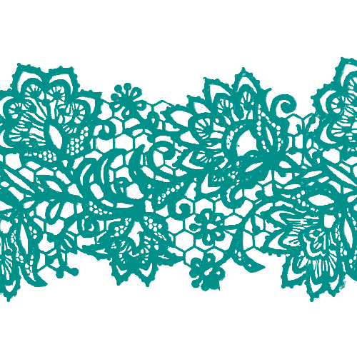 Кружево № 7 Бирюзовое Н-60 (3шт)