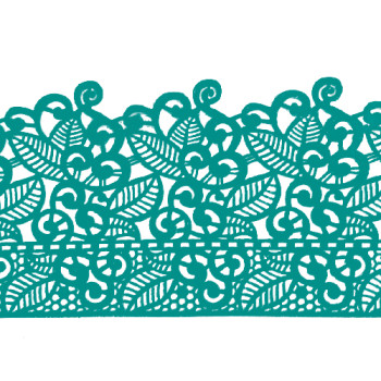 Мереживо №10 Бирюзовое Н-60 (3шт)