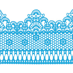 Мереживо № 3 Блакитне Н-60 (3шт) Мереживо № 3 Блакитне Н-60 (3шт)