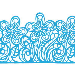 Мереживо № 4 Блакитне Н-60 (3шт) Мереживо № 4 Блакитне Н-60 (3шт)