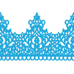 Мереживо № 5 Блакитне Н-60 (3шт) Мереживо № 5 Блакитне Н-60 (3шт)